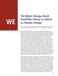 Cross-chapter box on the water-energy