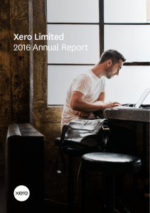 Xero Limited 2016 Annual Report