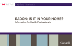 RADON: IS IT IN YOUR HOME?