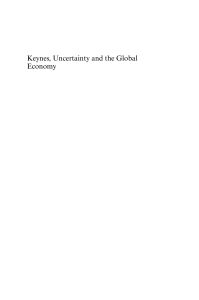 Keynes, Uncertainty and the Global Economy - Post