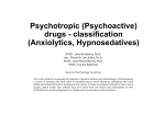 Psychotropic (Psychoactive) drugs
