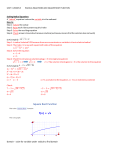 Domain - solve for variable under radical to find domain