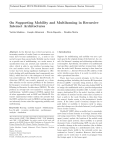 On Supporting Mobility and Multihoming in Recursive Internet
