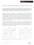 Employing Cell-free DNA from Maternal Plasma for