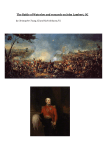 The Battle of Waterloo and research on John Lambert, OC