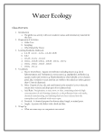 Water Ecology