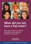 When did you last have a Pap smear? - Booklet