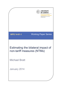 (2014) "Estimating the bilateral impact of non