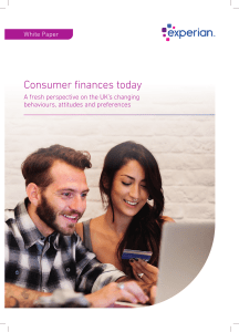 Consumer finances today