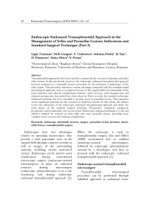 Endoscopic Endonasal Transsphenoidal Approach