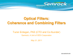 Coherence and Combining Filters