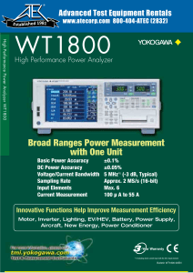 Broad Ranges Power Measurement with One Unit