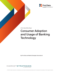 Consumer Adoption and Usage of Banking Technology