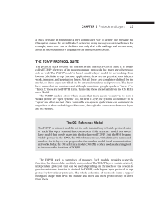 THE TCP/IP PROTOCOL SUITE