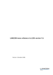 LANCOM menu reference to LCOS version 7.6
