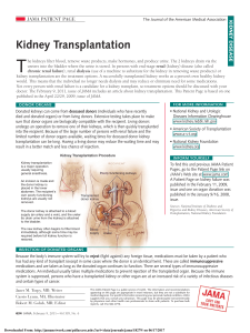 Kidney Transplantation