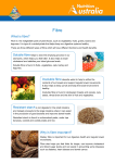 What is fibre? - Nutrition Australia