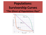 Populations: Survivorship Curves