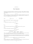 Lecture 10: Exact Equations