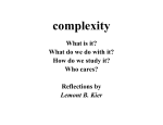 complexity - Environic Foundation International
