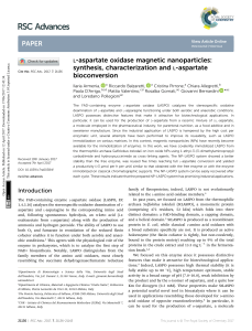 l-aspartate oxidase magnetic nanoparticles