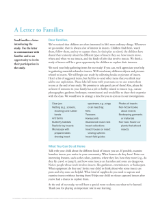 A Letter to Families - Teaching Strategies, LLC.
