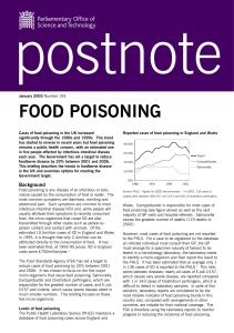 food poisoning - Parliament UK