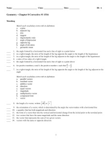 Unit 8 Corrective