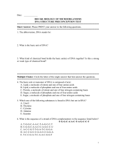 DNA Pre-ConceptionStu - the Biology Scholars Program Wiki