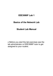 Basics of network lab - PolyU