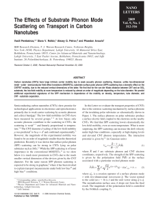 The Effects of Substrate Phonon Mode Scattering