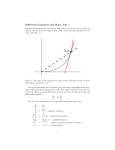 Differential Equations and Slope, Part 1