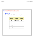 4.5 Find a Pattern in a Sequence