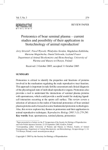 Proteomics of