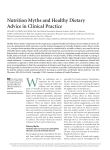Nutrition Myths and Healthy Dietary Advice in Clinical Practice