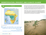 DESERTIFICATION, DROuGhT AND CLImATE ChANGE