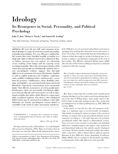 Ideology - CiteSeerX