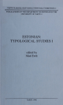 estonian: typological studies i