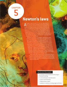Newton`s laws