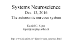 Autonomous nervous systems