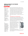 ORACLE EXADATA DATABASE MACHINE X3-2