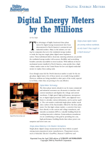 Digital Energy Meters by the Millions