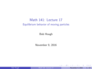 Lecture 17 - Stony Brook Mathematics