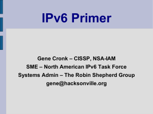 IPv6 Primer