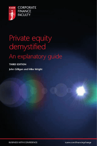 Private equity demystified