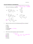 Practice Problems on Carbohydrates