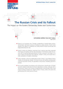 The Russian crisis and its fallout - Bibliothek der Friedrich
