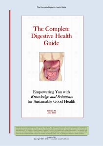 THE COMPLETE DIGESTIVE HEALTH GUIDE FINAL NOVEMBER 09