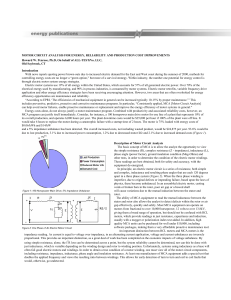 Motor Circuit Analysis for Energy, Reliability and Production Cost