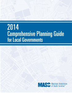 Comp Planning Guide - Municipal Association of South Carolina